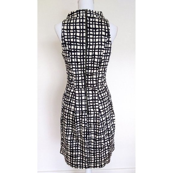 Cue Made in Australia shift dress black white size 10 - Picture 4 of 8